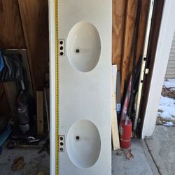 Bathroom Vanity Counter Top 2 Sink