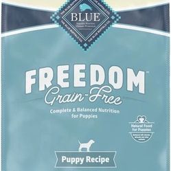 Blue Buffalo Freedom Grain Free Natural Puppy Dry Dog Food, Chicken 24-lb