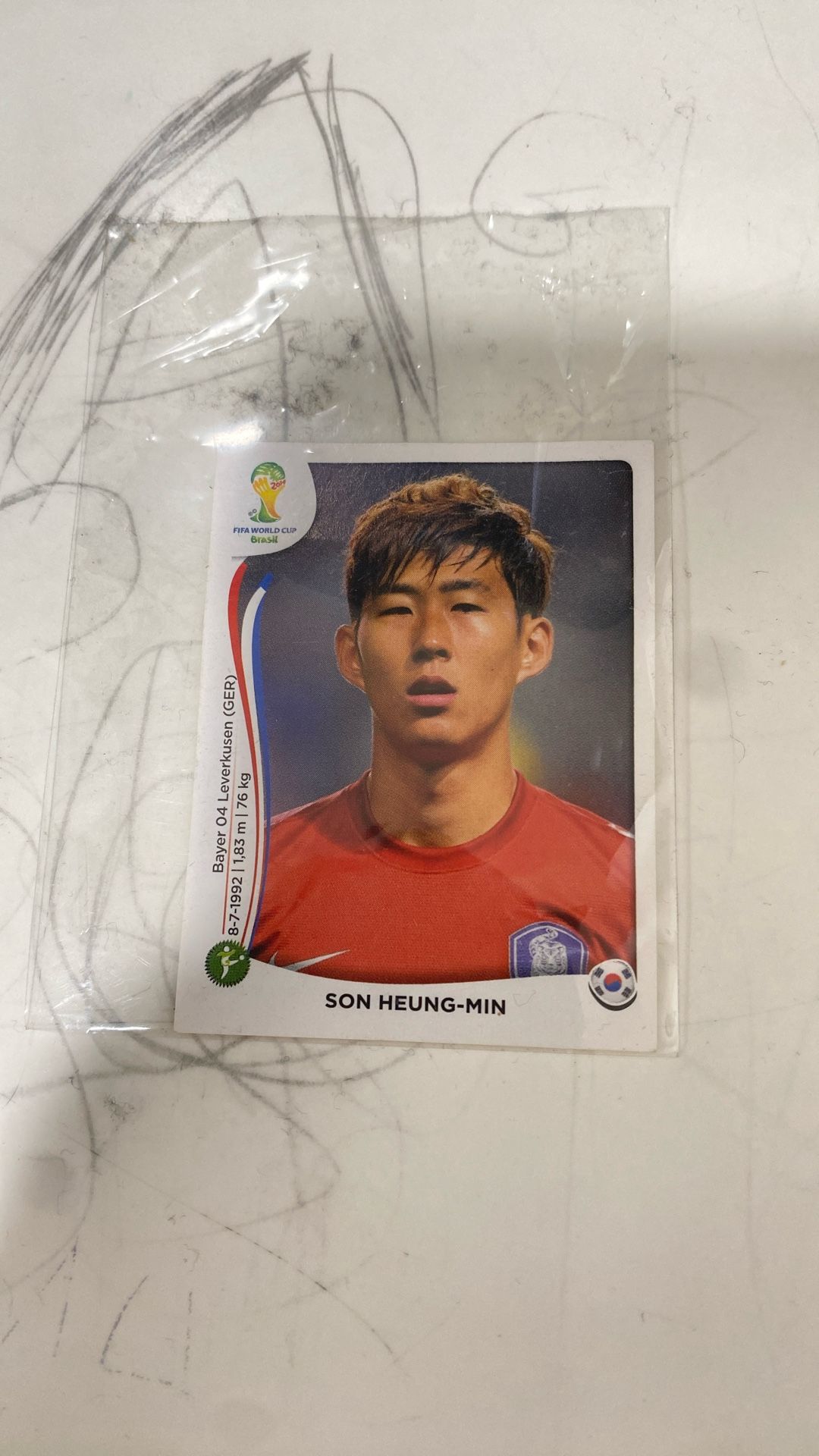 Panini Son Hueng Min Rookie Card
