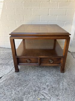 Hekman Walnut End Table