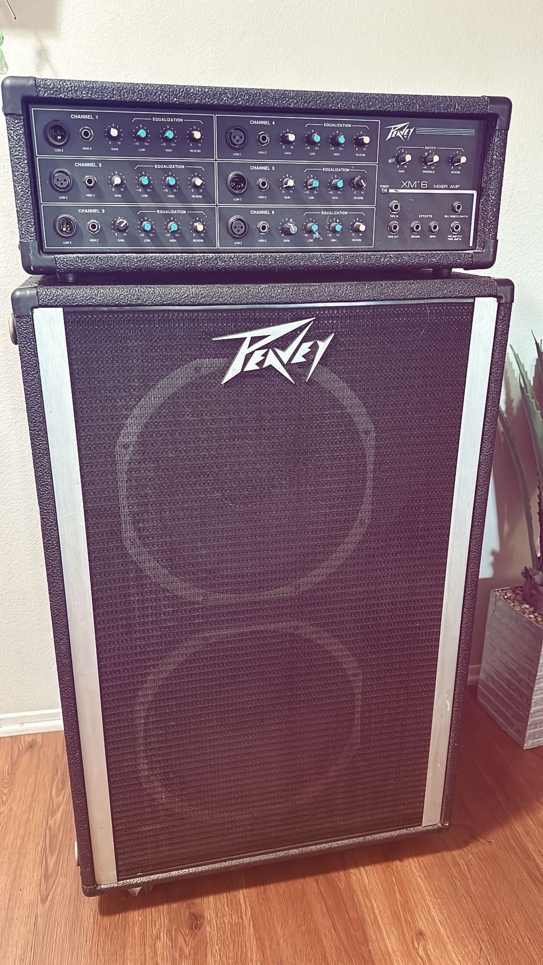 Peavey Cabinet And XM-6 Mixer Amp $800 OBO