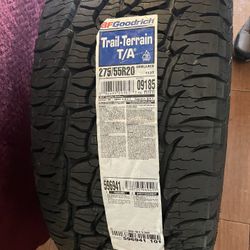 BFGoodrich Trail-Terrain T/A On and Off-Road Tire for Light Trucks, SUVs, and Crossovers, 275/55R20 113T