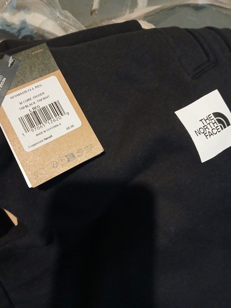 Large Northface Sweatsuit Bottoms AND Hoodie