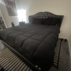 King Size Bed Frame And Headboard