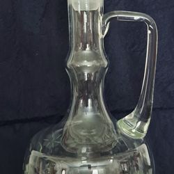 Vintage Crystal Wine Decanter