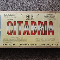 "SIG" CITABRIA R/C Airplane 