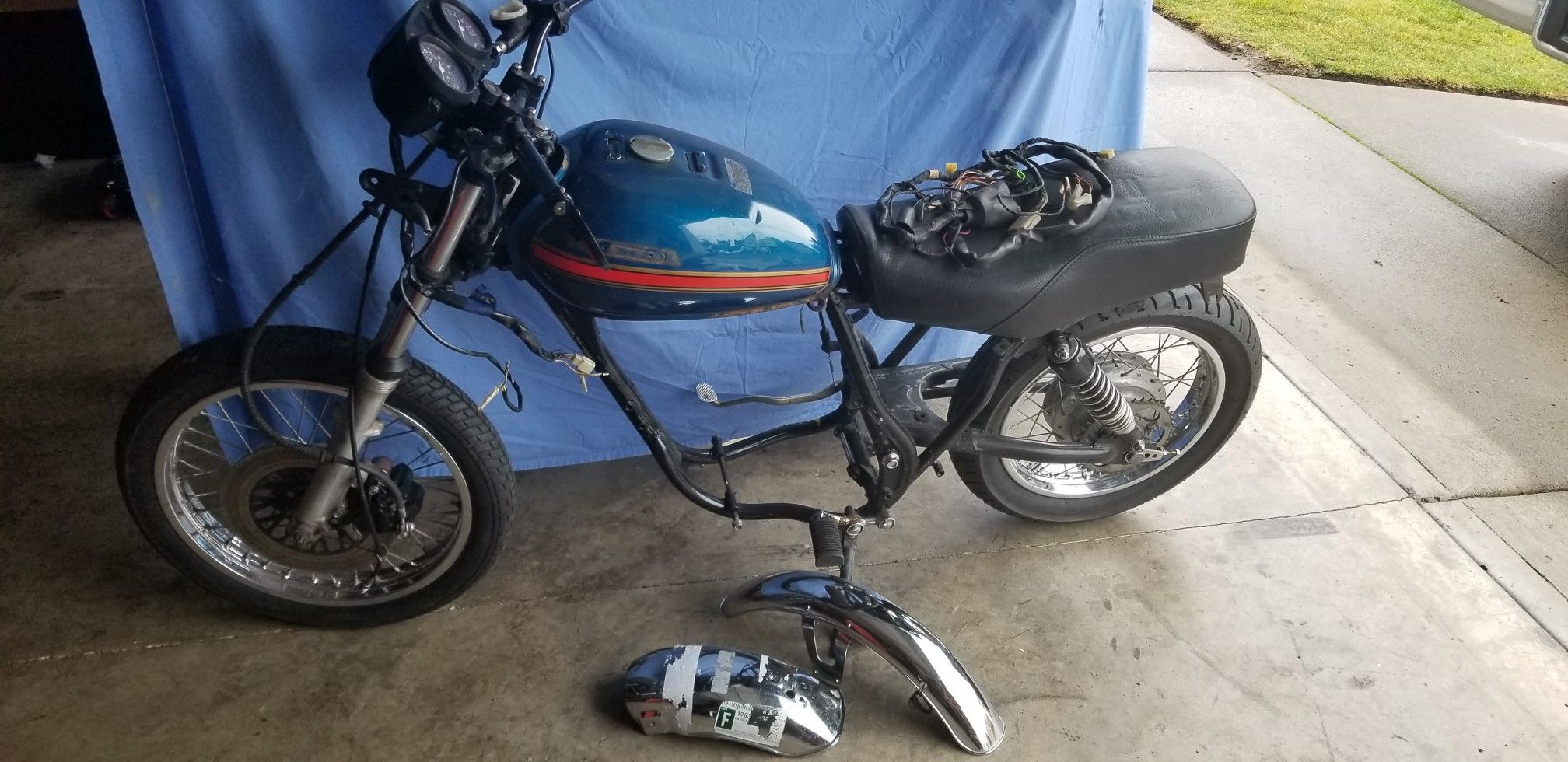 Winter project? Street legal titled GN400 motorcycle