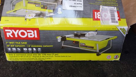 Ryobi 7" tile saw