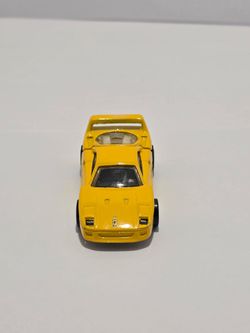 hot wheels ferrari f40 yellow 1988 Vintage GUc