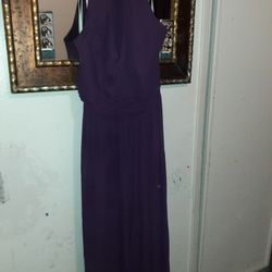 Plum Bridesmaid Dress from David's Bridal