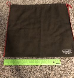 Coach dust bag