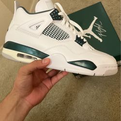 New Jordan 4 Oxidized Green Size 10