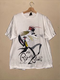 Vintage Brockum 1994 Rolling Stones Voodoo Lounge by Gerald Scarfe T-Shirt Sz XL
