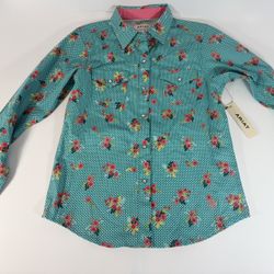 Ariat  Esmeralda Shirt Little Girls M (10)
