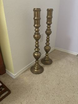 Brass Candlestick Holders