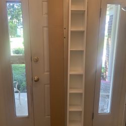 TWO Slim Tall Shelves