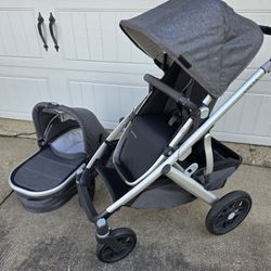 Uppababy Vista V2 Stroller And Bassinet 