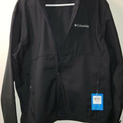 Columbia Mens Softshell Hooded Jacket  Black