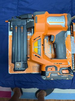 RIDGID 18V BRUSHLESS 2-1/8 BRAD NAILER