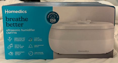 Homedics Ultrasonic Humidifier CMTF14