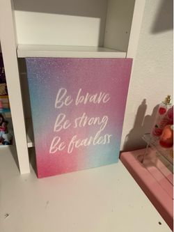 Pink Glitter Wall Art