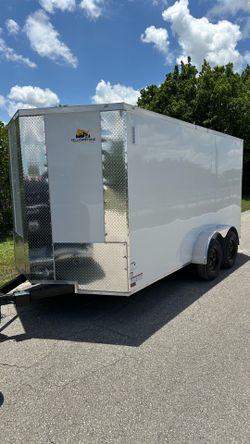 NEW 2026 7x14 TA ENCLOSED TRAILER