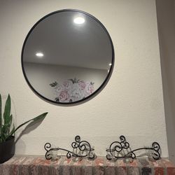 Matching Candle Holders/wall decor 