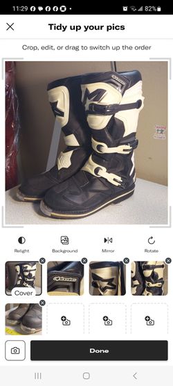 Motorcross boots size 10