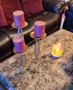 Set Candle holders