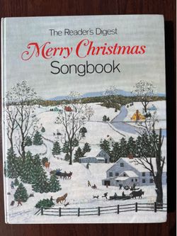 The Reader's Digest Merry Christmas Songbook Holiday Music Sheet piano Score 1996