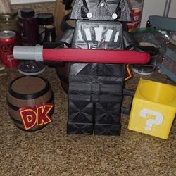 Lego Style Darth Vader Toilet Paper Holder 3D Print