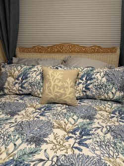 Pier 1 Wicker Queen Headboard From The Jamaica Collection 