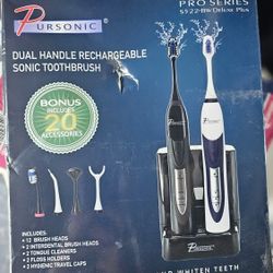 Pursonic Dual-Handle Sonic Toothbrush