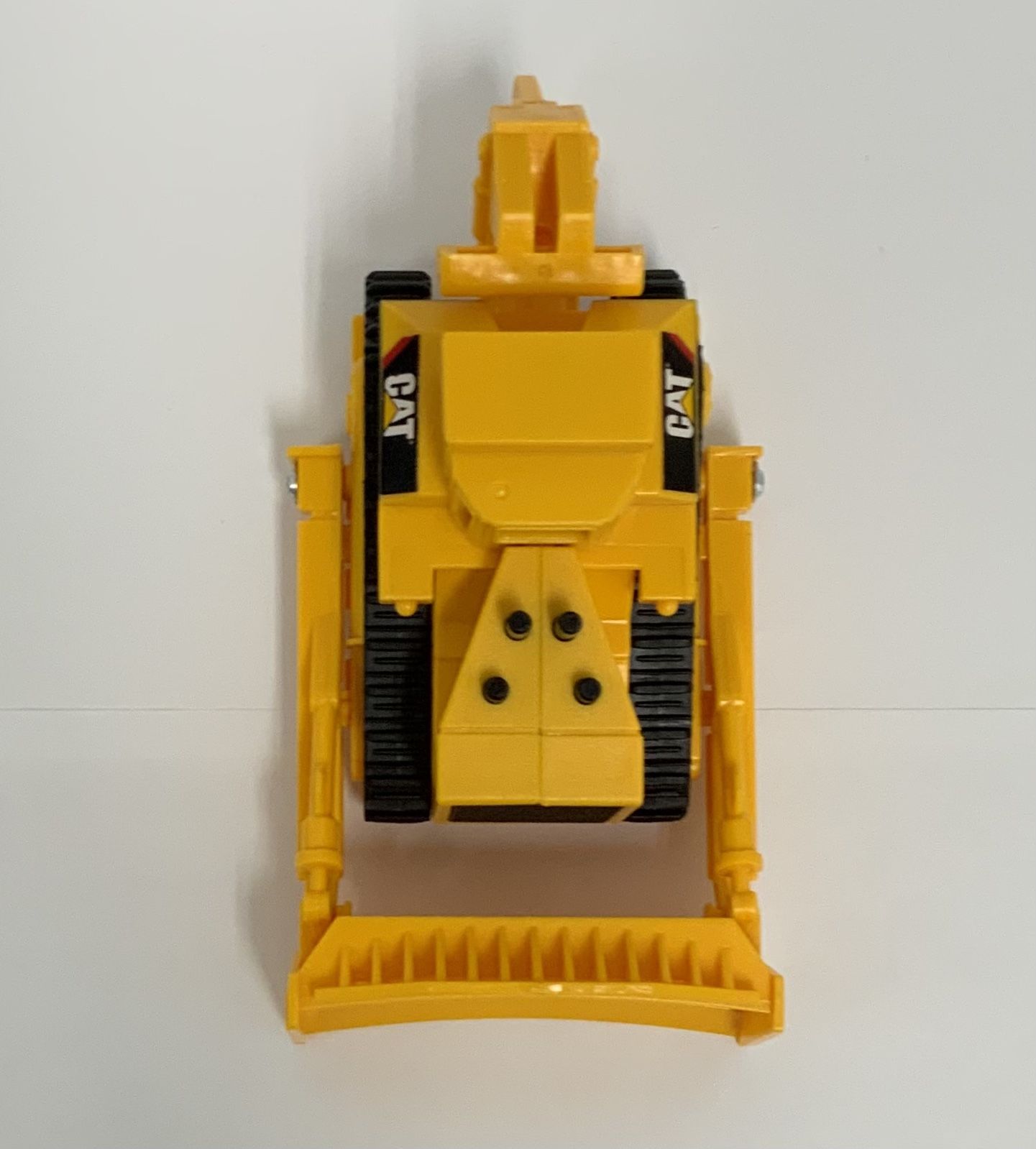 Lot Of Two Toy State Caterpillar Dump Truck Bulldozer Yellow