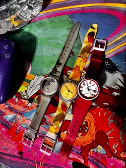 Swatch Watches Lot of 3 vintage