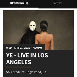 Ye / Kanye Concert April 1