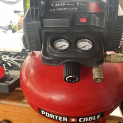 Porter-Cable 6 Gal. 150 PSI Portable Electric Pancake Air Compressor