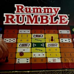 Vintage 1984 Rummy Rumble Board Game