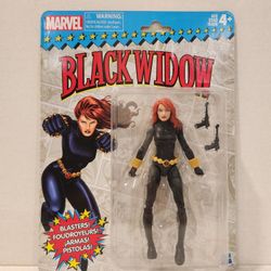 Marvel Legends Retro Series Black Widow - Toy Biz Inspired Packaging
