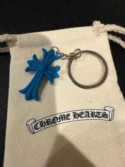 Blue Chrome Hearts Keychain