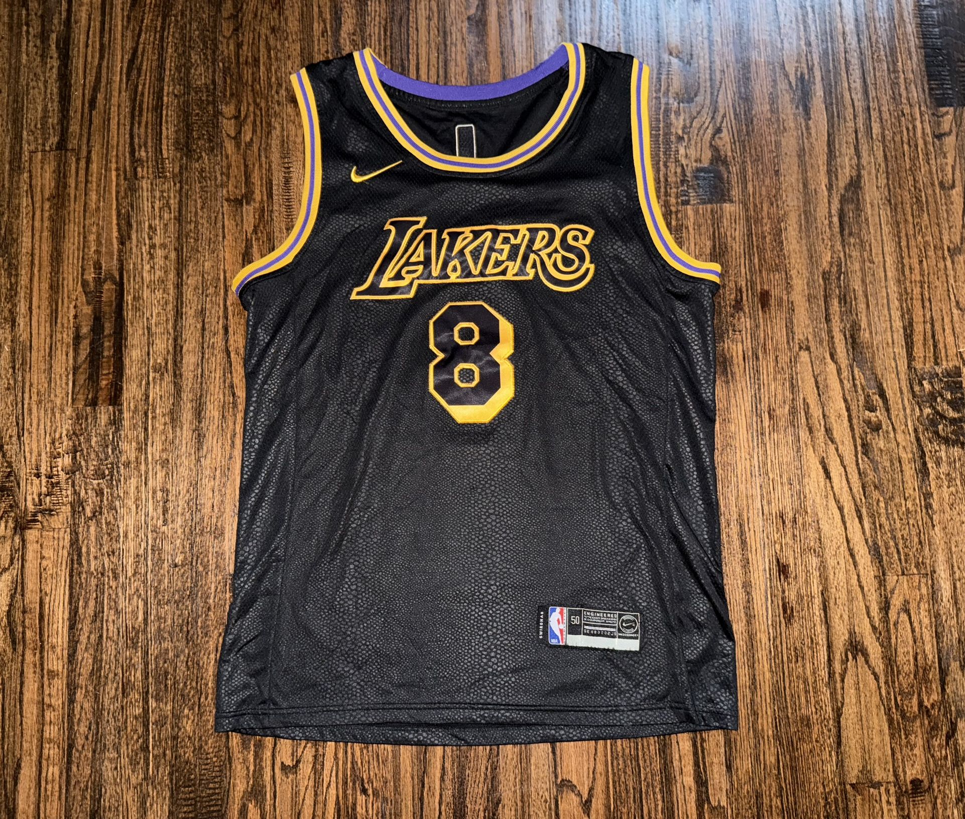 Kobe Bryant #8 Nike Lakers Lore Series Black Mamba City Jersey Swingman 50/L