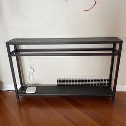 Crate & Barrel Metal Console Table