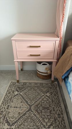 Pink Nightstand Set Of 2