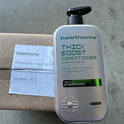Hawthorne Thick Boost Conditioner Biotin + Rice Protein - Steamroom - 16fl oz