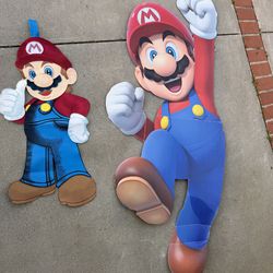 Super Mario  decor posters both $10