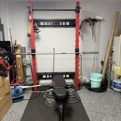 Wall Mount Weight Bench And Weights
