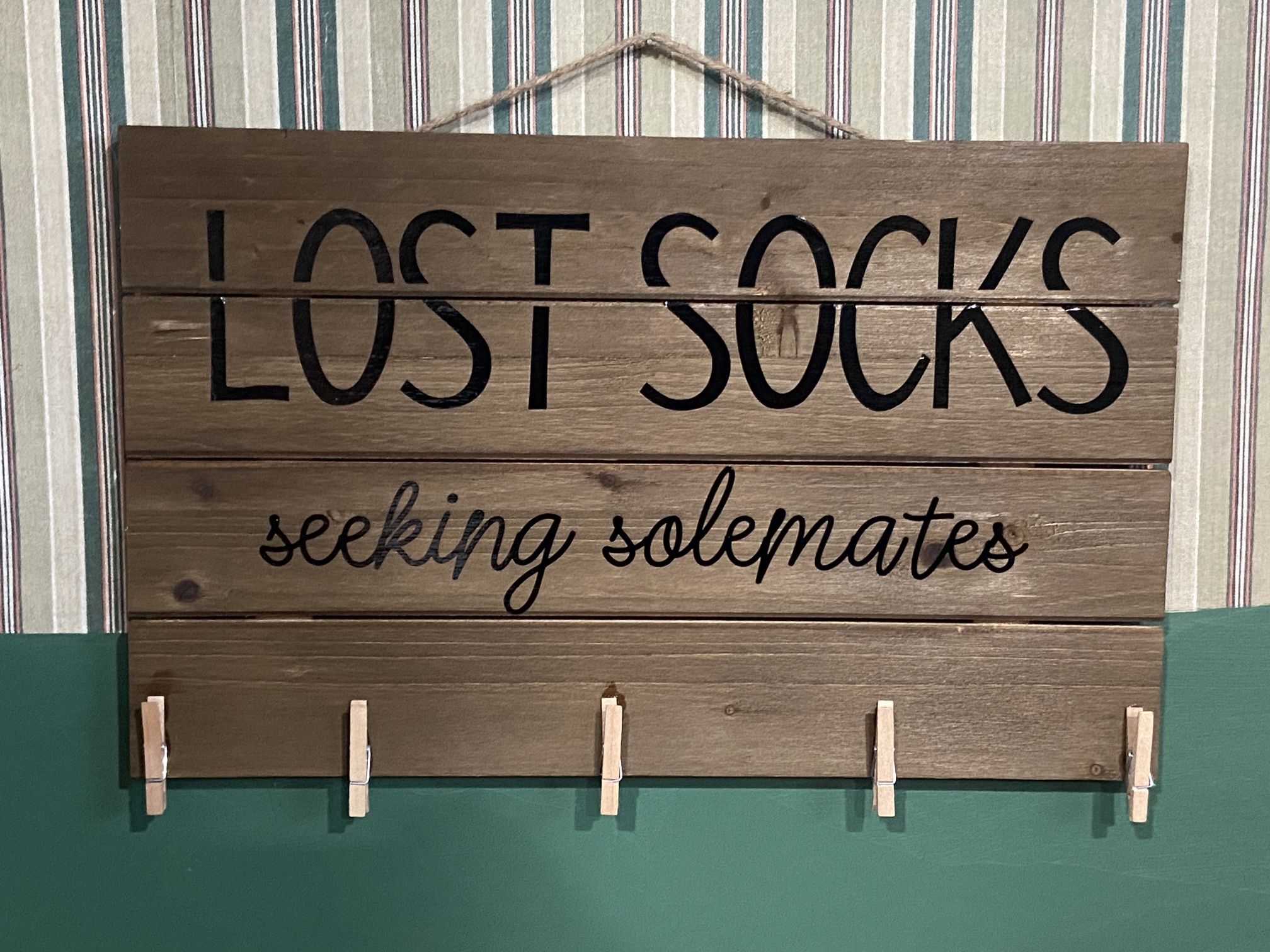 Wood Sign For laundry Room