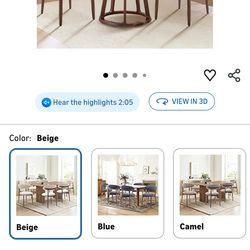 Colamy wooden dinning chair det of 2