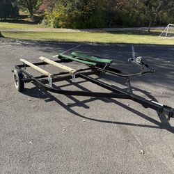 Double jet ski trailer