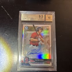 2018 Bowman Chrome Triston Casas Auto